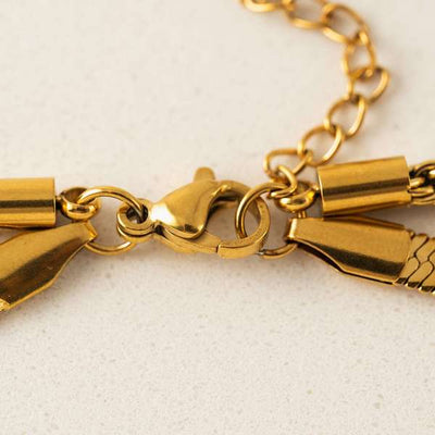 Gold Shore Layered Waterproof Bracelet | Lover's Tempo | boogie + birdie