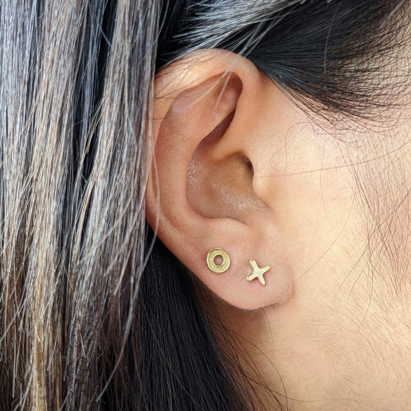 Bronze XO Stud Earrings | Marmalade | boogie + birdie
