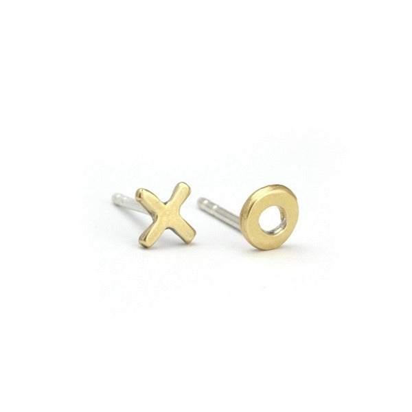 Bronze XO Stud Earrings | Marmalade | boogie + birdie

