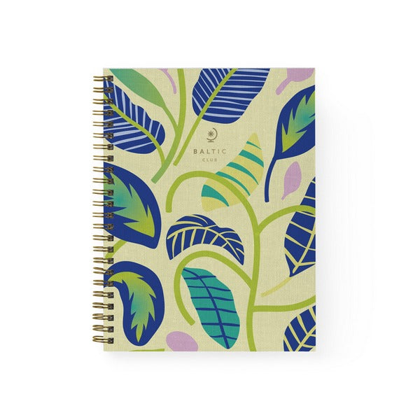 Yellow Archipelago Spiral Notebook | Baltic Club | boogie + birdie