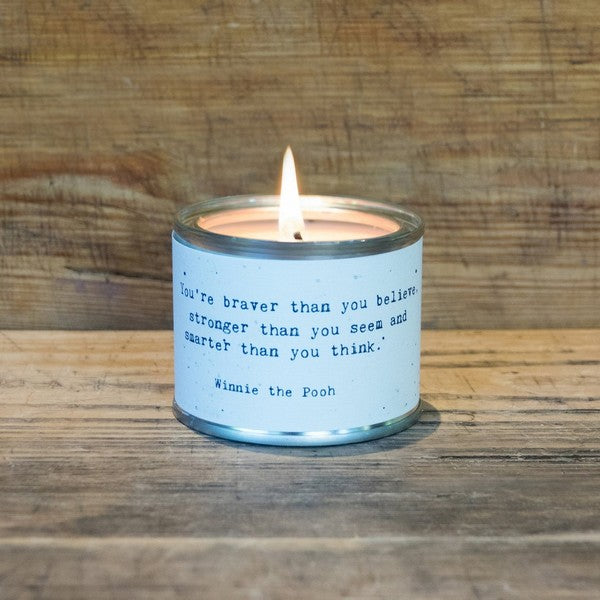 You Are Braver Candle | Cedar Mountain | boogie + birdie