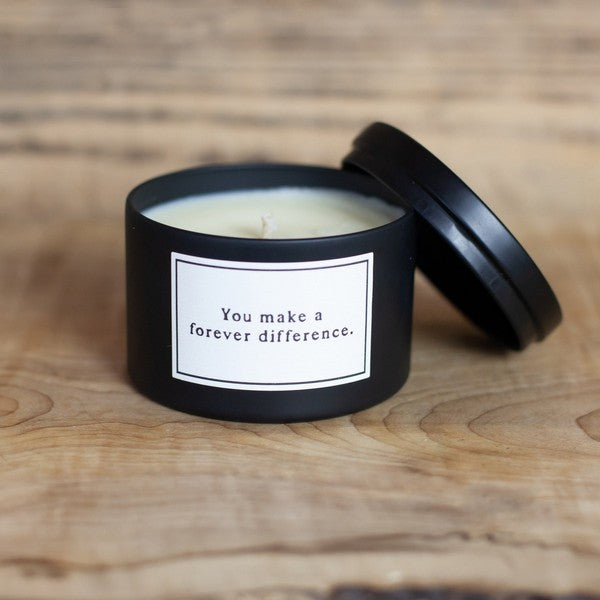 You Make A Forever Difference Candle | Cedar Mountain | boogie + birdie