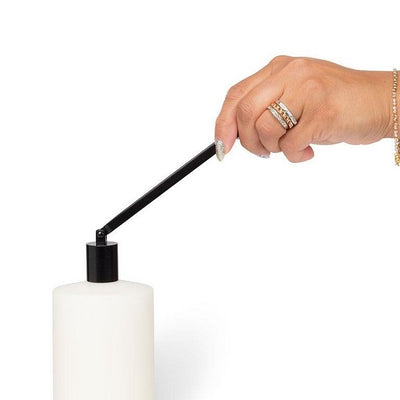 Matte Black Candle Snuffer | Shop candle accessories at boogie + birdie in Ottawa.