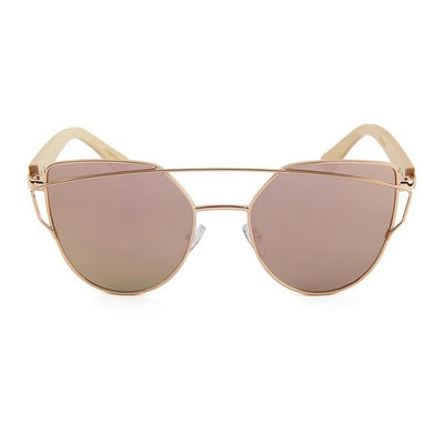 Rose Gold Olive Sunglasses