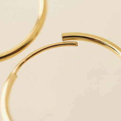 Infinity 20mm Gold-Filled Hoop | Shop jewellery at boogie + birdie in Ottawa.