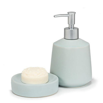 Matte Mint Soap/Lotion Pump | Shop bathroom accessories at boogie + birdie in Ottawa.