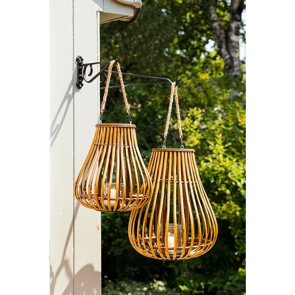 Small Rattan Teardrop Lantern | Shop a selection of home goods at boogie + birdie