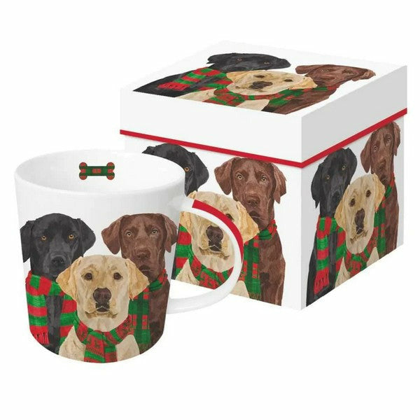 Merry Labradors Gift Boxed Mug | Shop holiday at boogie + birdie in ottawa