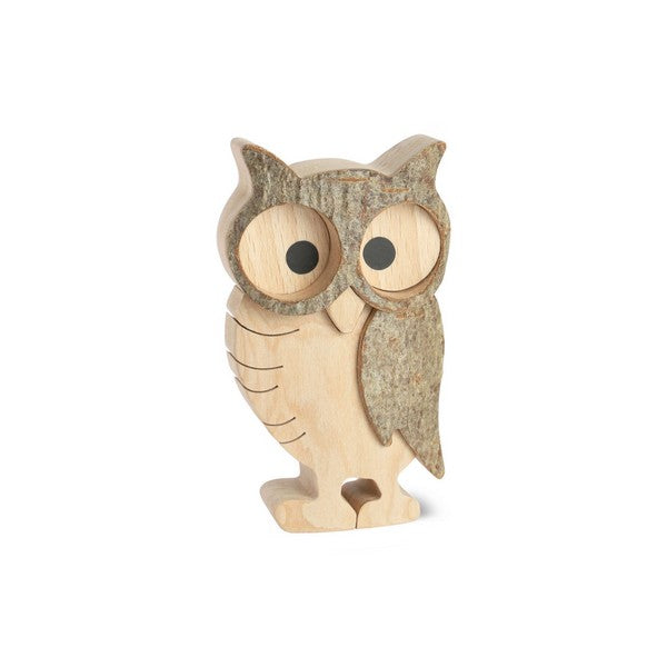 Medium Wood Tawny Owl | Shop Waldfabrik decorations at boogie + birdie in Ottawa.