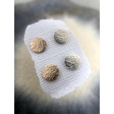 Silver Open Fire Sun Studs