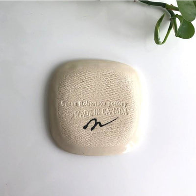 Chickadee Tea Bag Holder | Susan Robertson Pottery | boogie + birdie