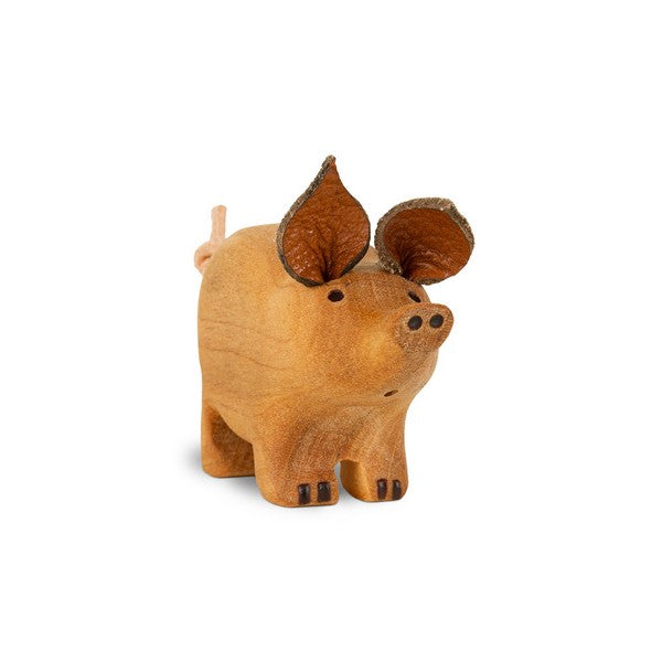 Standing Wood Lucky Piglet | | Shop Waldfabrik wood decorations at boogie + birdie in Ottawa.