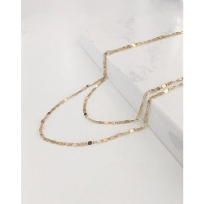 Gold Cleo Layered Necklace