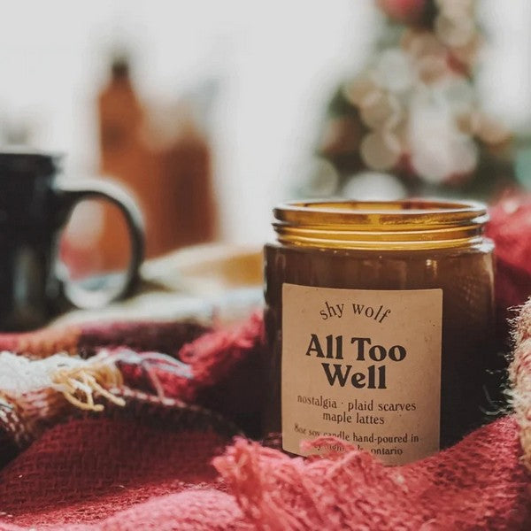 All Too Well Candle | Shop Shy Wolf Candles at boogie + birdie in Ottawa.