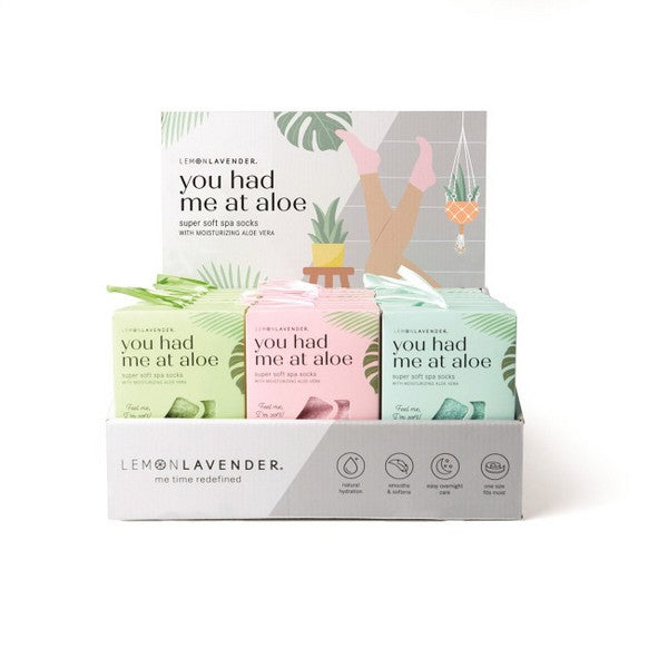 Green Aloe Socks | Wellness | boogie + birdie