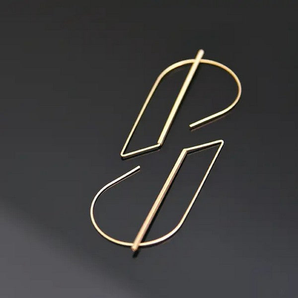 Gold Alto Hoops | Shop Pursuits jewellery at boogie + birdie in Ottawa.