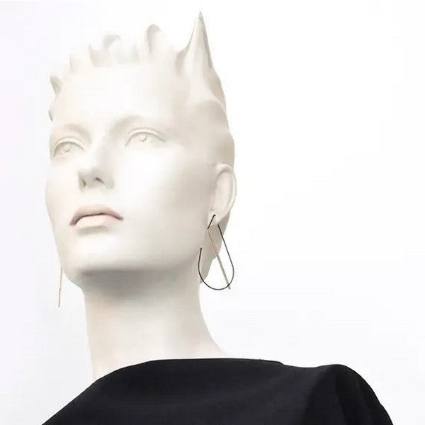 Gold Alto Hoops | Shop Pursuits jewellery at boogie + birdie in Ottawa.