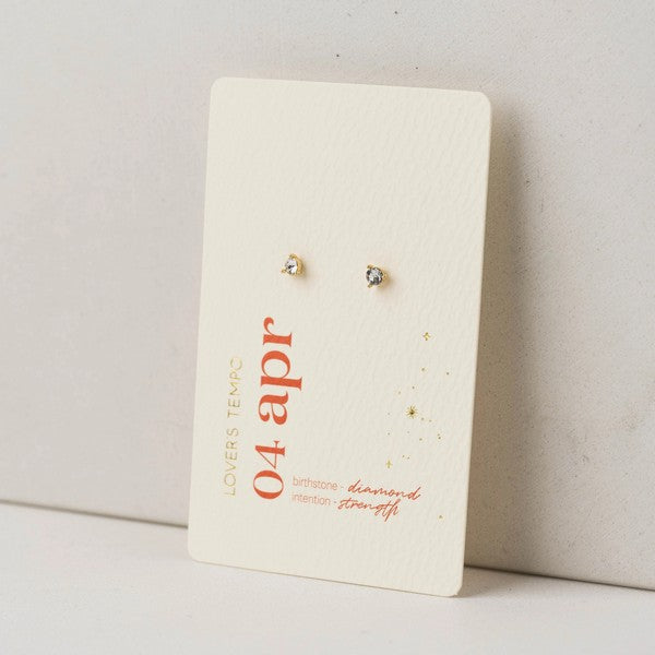 April Kaleidoscope Birthstone Stud Earrings | Lover's Tempo | boogie + birdie