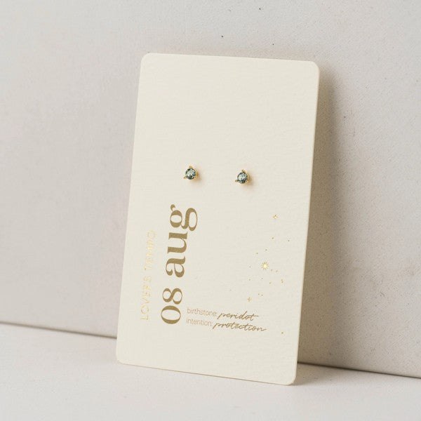 August Kaleidoscope Birthstone Stud Earrings | Lover's Tempo | boogie + birdie