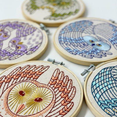 Barn Owl DIY Embroidery Kit | Hook, Line & Tinker | boogie + birdie