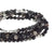 Black Network Agate Wrap Bracelet / Necklace | Jewellery | boogie + birdie