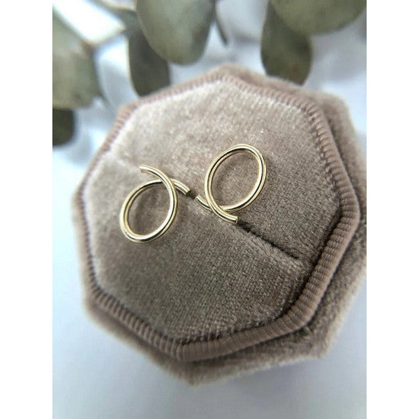 Gold Open Fire Bloom Stud Earrings | Shop jewellery at boogie + birdie in Ottawa.