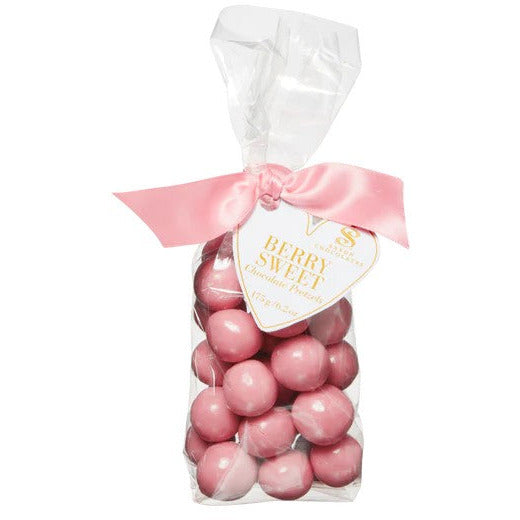 Berry Sweets Enrobed Pretzels | Shop Saxon Chocolates at boogie + birdie in Ottawa.