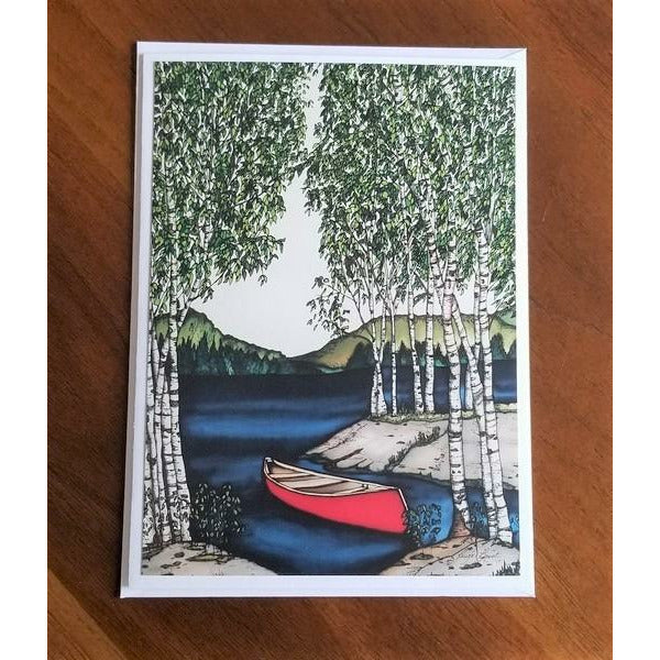 My Canoe Art Card
