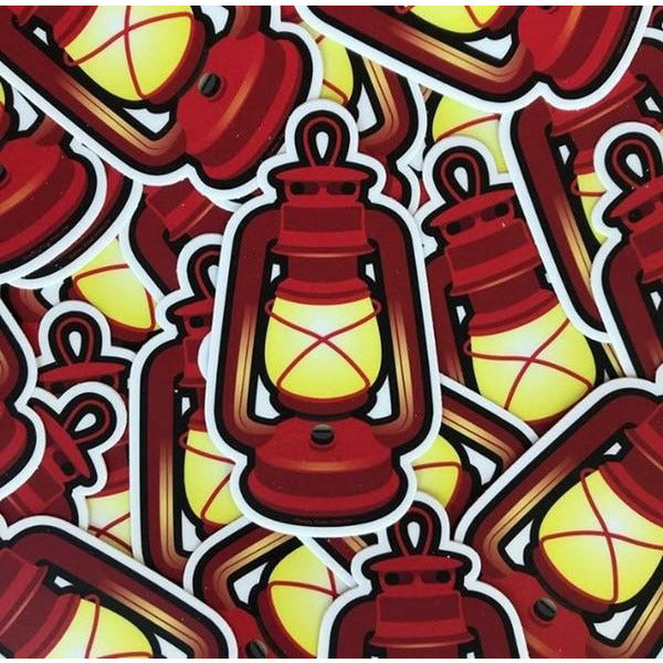 Lantern Sticker | Damn Fine | boogie + birdie