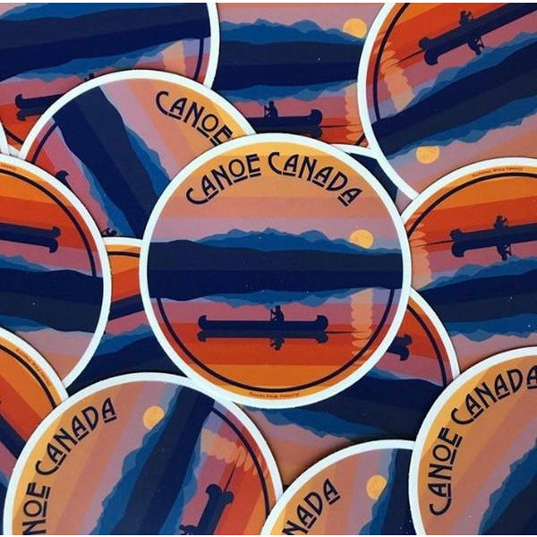 Canoe Canada Sticker | Damn Fine | boogie + birdie