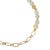Mini Stone & Chain Stacking Bracelet - Amazonite/Gold