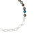Mini Stone & Chain Stacking Bracelet - Blue Sky Jasper/Silver | Shop bracelets at boogie + birdie in Ottawa.