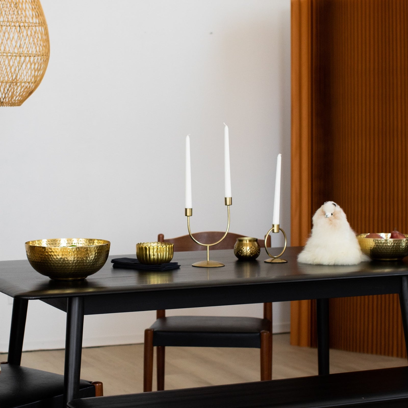 Gold Asymmetrical Candle Holder | Shop Pokoloko home décor at boogie + birdie