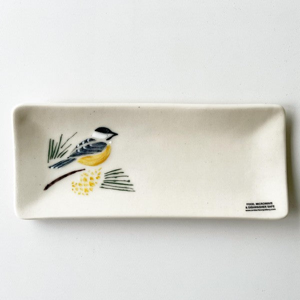 Chickadee Plate | Susan Robertson Pottery | boogie + birdie

