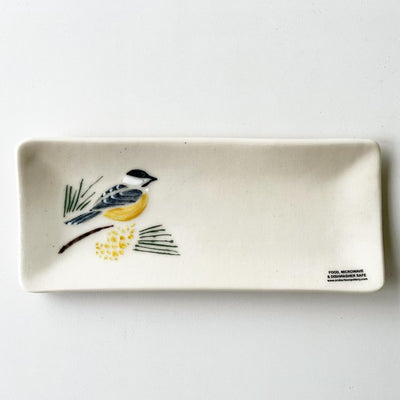 Chickadee Plate | Susan Robertson Pottery | boogie + birdie