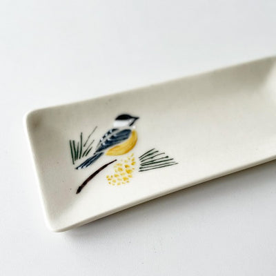 Chickadee Plate | Susan Robertson Pottery | boogie + birdie