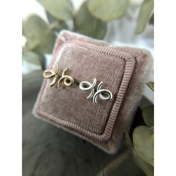 Silver Confetti Stud Earrings | Open Fire | boogie + birdie