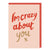 Crazy About You Card