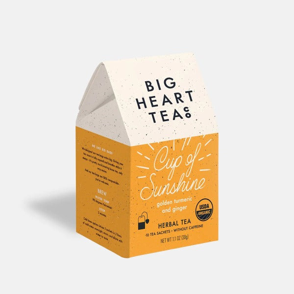 Cup Of Sunshine Tea Box  | Big Heart Tea Co. | Shop a selection of teas at boogie + birdie 
