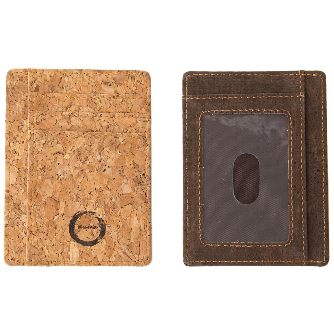Dark Brown Cork Card Holder | Kuma Eyewear | boogie + birdie