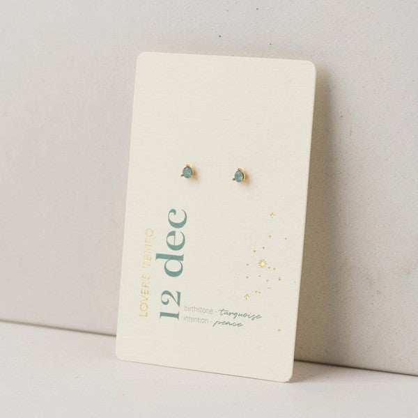 December Kaleidoscope Birthstone Stud Earrings | Lover's Tempo | boogie + birdie