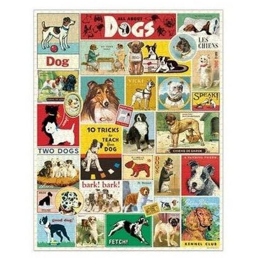 Dogs 1000 Piece Puzzle | Cavallini Paper & Co. | Shop vintage styles and prints at boogie + birdie