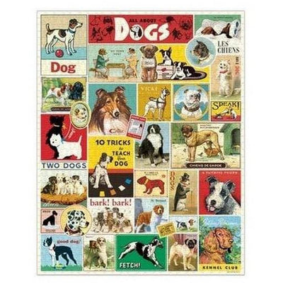 Dogs 1000 Piece Puzzle | Cavallini Paper & Co. | Shop vintage styles and prints at boogie + birdie