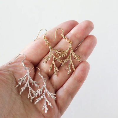 Juniper Branch Drop Earrings | Birch Jewellery | Shop a selection of jewellery at boogie + birdie