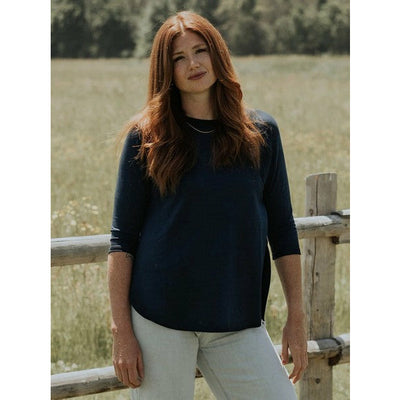 Navy East End Sweater | Blondie Apparel | Shop a selection of local designers at boogie + birdie