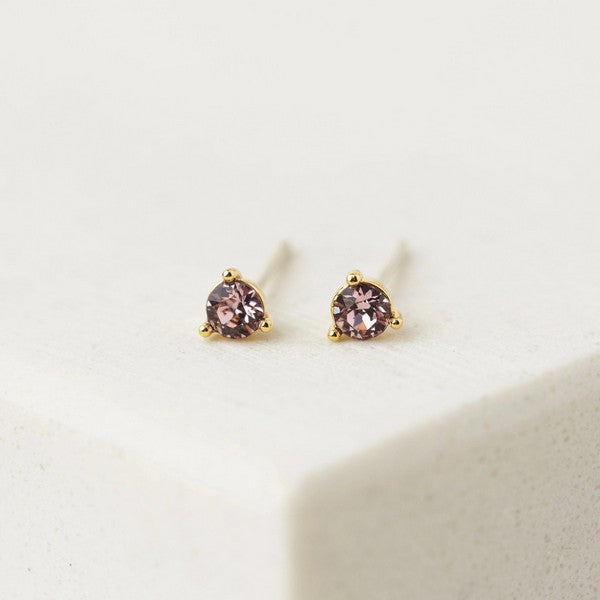 February Kaleidoscope Birthstone Stud Earrings | Lover's Tempo | boogie + birdie