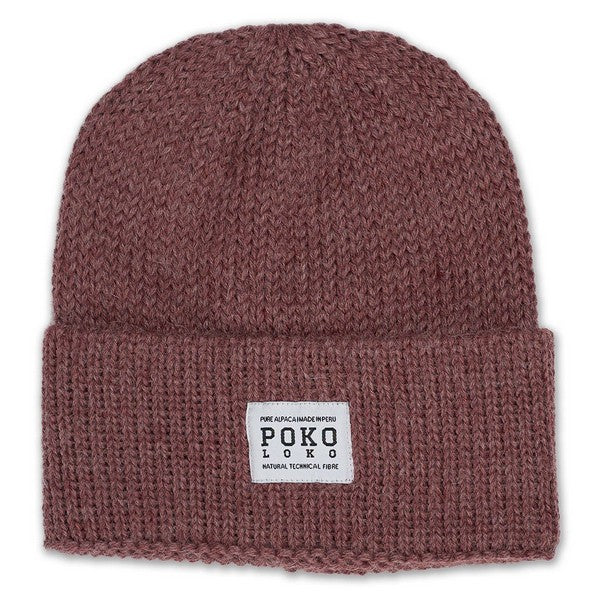 Dusty Rose Alpaca Fisherman Toque