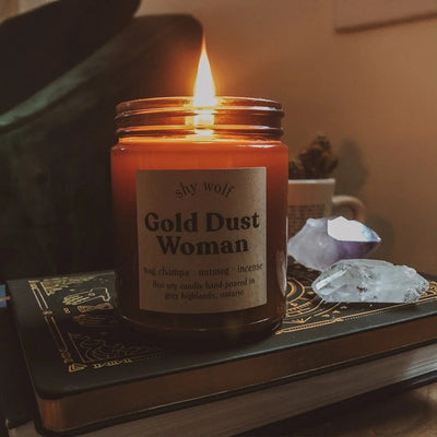 Gold Dust Woman Candle | Shy Wolf | Shop a selection of candles and home fragrance at boogie + birdie