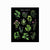 Herb Garden Print Dark Background