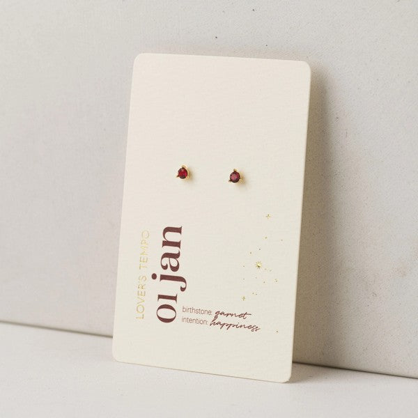 January Kaleidoscope Birthstone Stud Earrings | Lover's Tempo | boogie + birdie